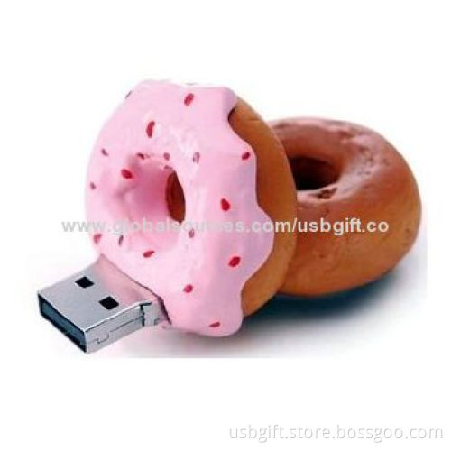 Delicious food USB flash drive, PVC material, 4GB